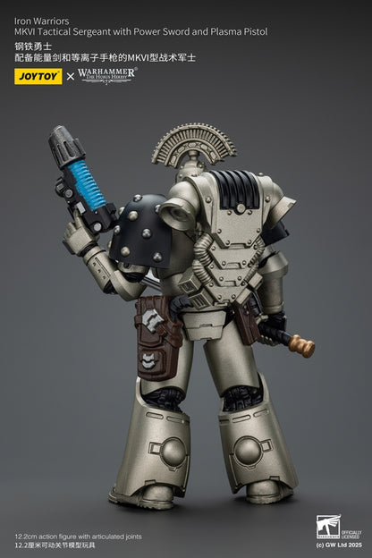 Warhammer The Horus Heresy Iron Warrior Tactical Sergeant with Sword 1:18 Scale Action Figure