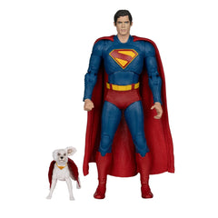 DC Multiverse Theatrical Deluxe Superman Movie: Superman and Krypto 7-Inch Scale Action Figure