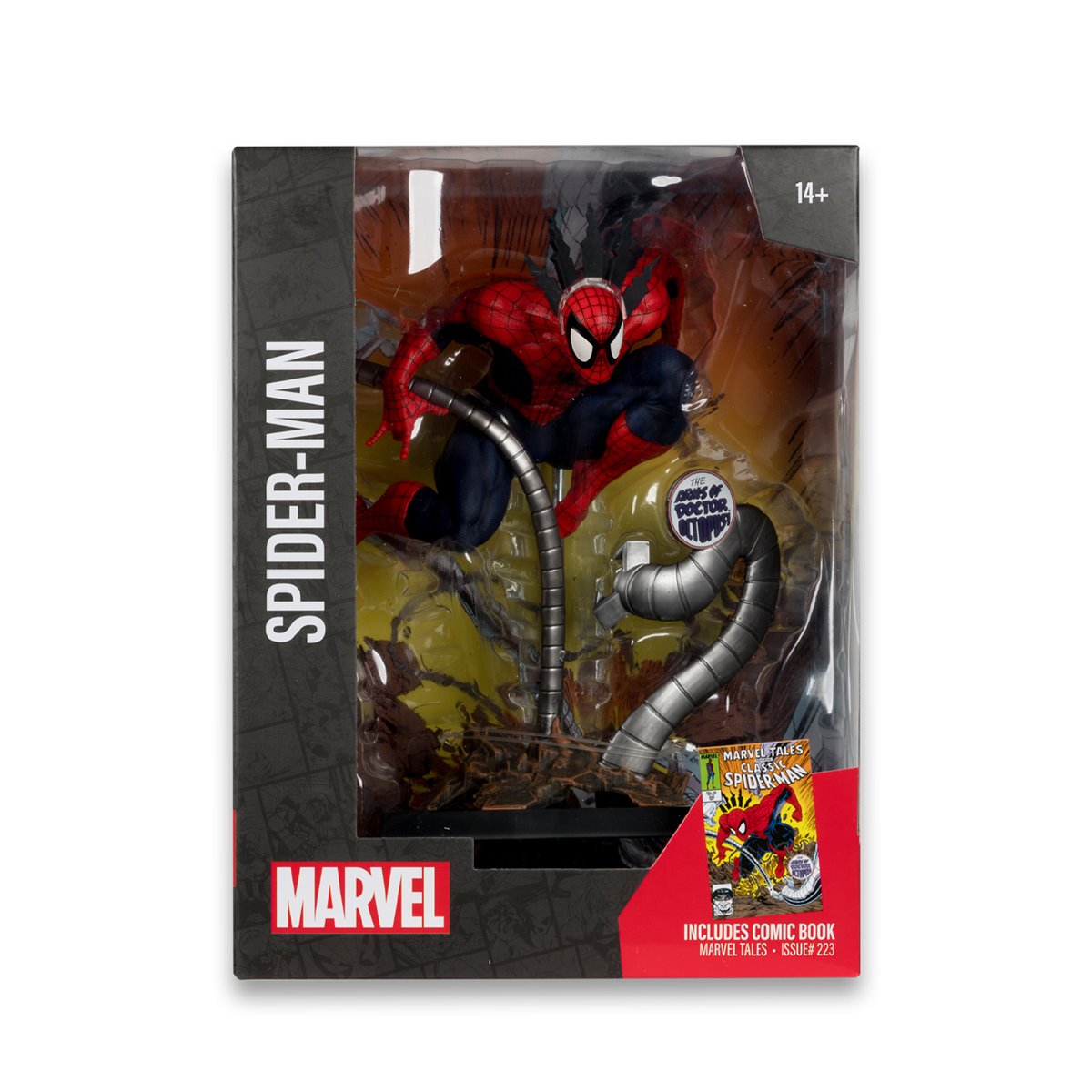 Marvel Wave 5 Spider-Man Marvel Tales #223 1:6 Scale Posed Figure with Scene and Comic