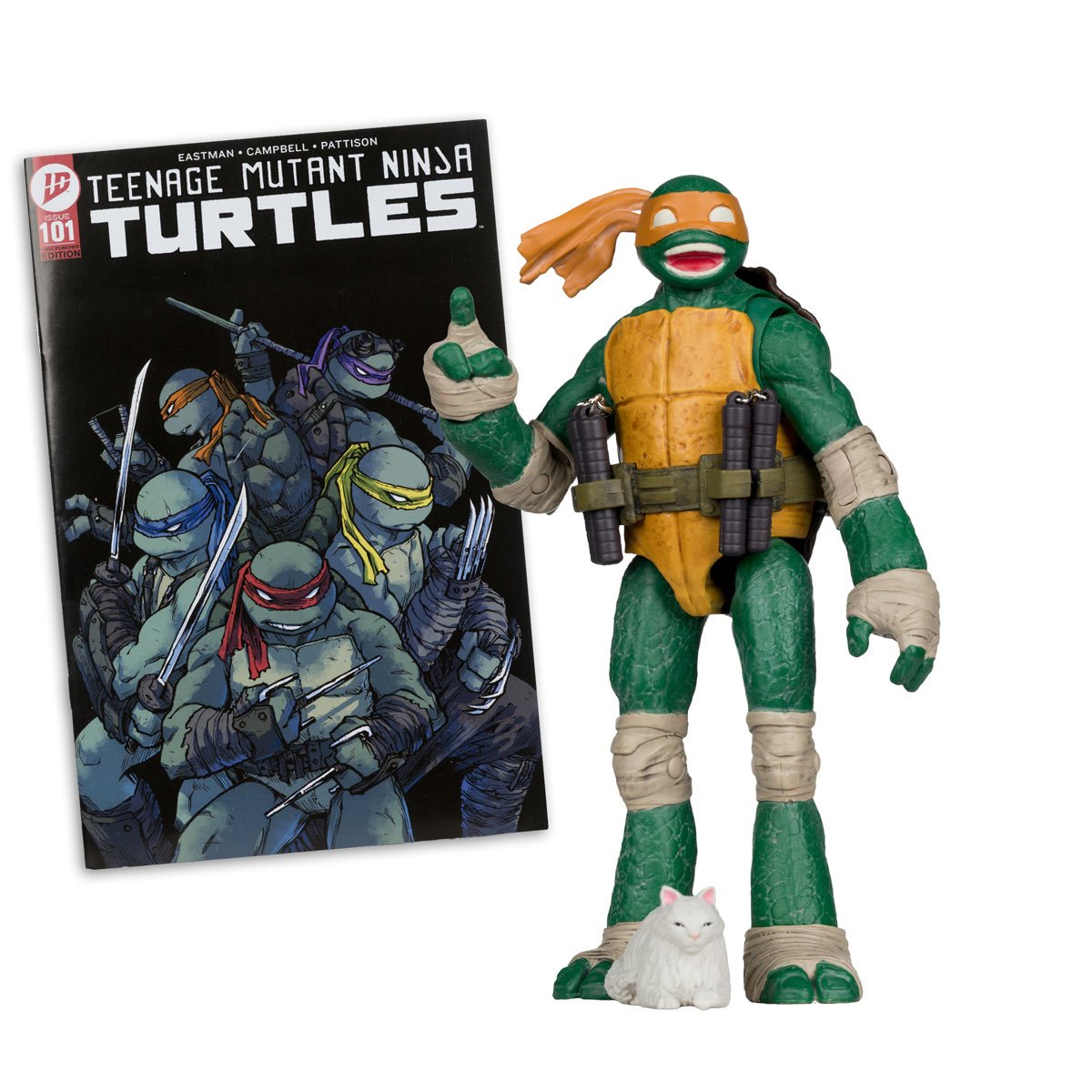 Teenage Mutant Ninja Turtles Page Punchers Wave 2 Michelangelo 5-Inch Scale Action Figure with Comic