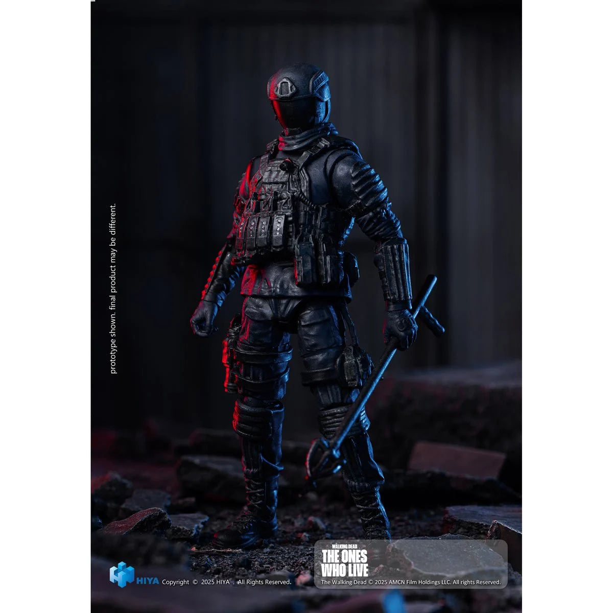 The Walking Dead The Ones Who Lived CRM Soldier Exquisite Mini Series 1:18 Scale Action Figure