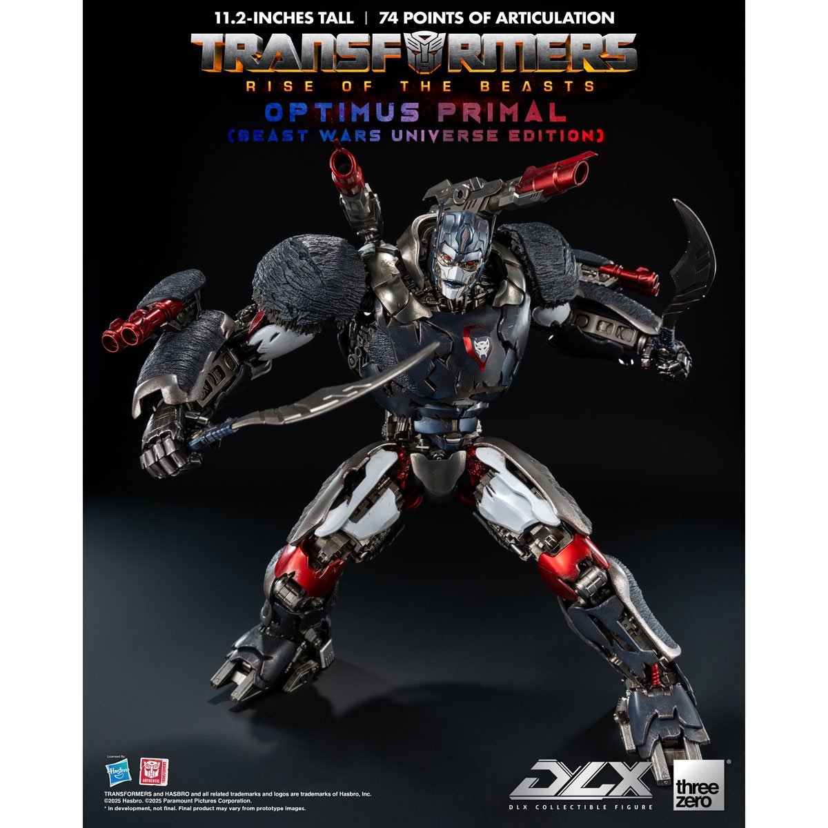 Transformers: Rise of the Beasts Optimus Primal Beast Wars Universe Edition DLX Action Figure