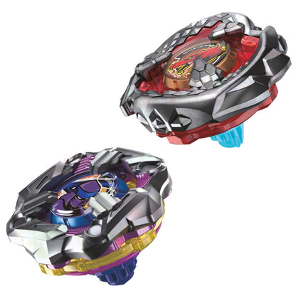Beyblade X Beat Tyranno 4-70Q & Knife Shinobi 4-80HN Dual Pack Set with 2 Right-Spinning Tops