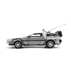 Hollywood Rides Back to the Future Time Machine 40th Anniversary 1:24 Scale Die-Cast Metal Vehicle