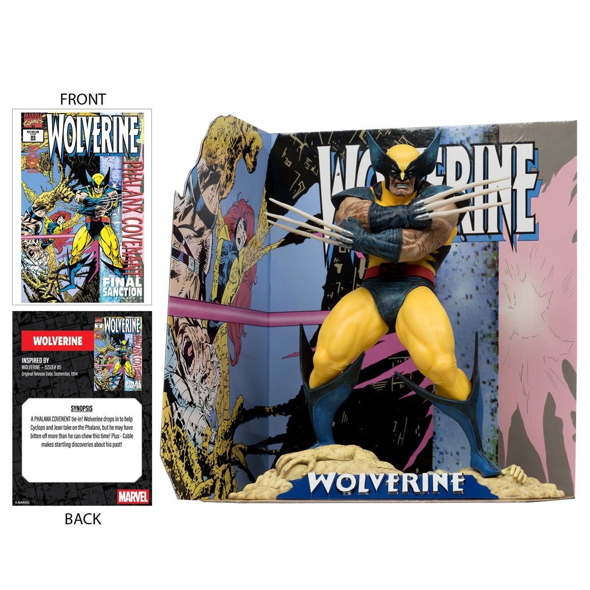 Marvel Wolverine #85 1:10 Scale Posed Figure with Scene