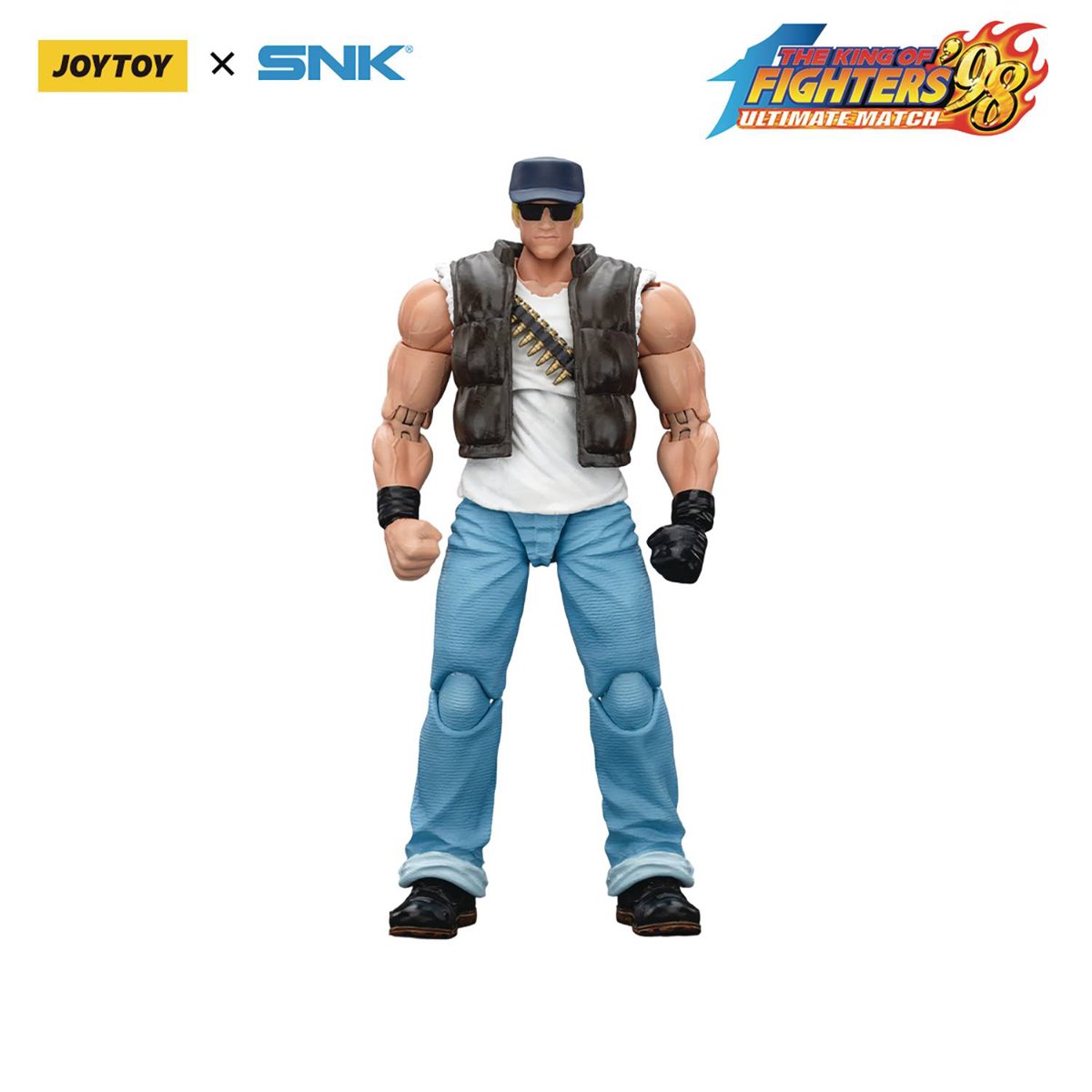 King of Fighters '98 Ultimate Match Ikari Warriors Team Clark Still 1:18 Scale Action Figure