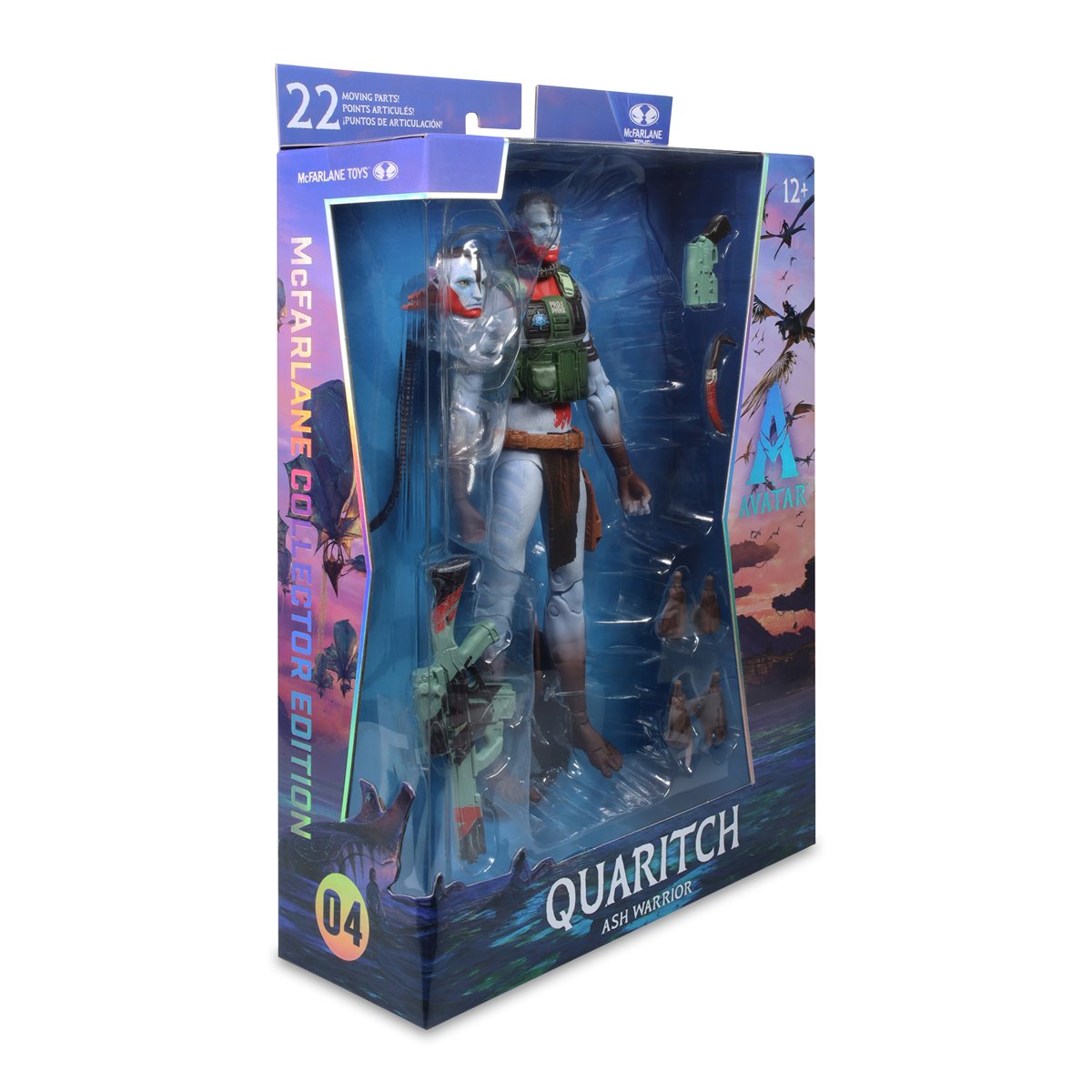 Avatar: Fire and Ash McFarlane Collector Edition Quaritch Ash Warrior 7-Inch Scale Action Figure