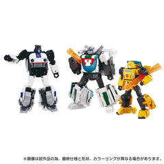 [Pre-Order] Transformers Dramatic Capture Series DCS-4 Cybertron Chase Jazz, Wheeljack & Bumblebee Set