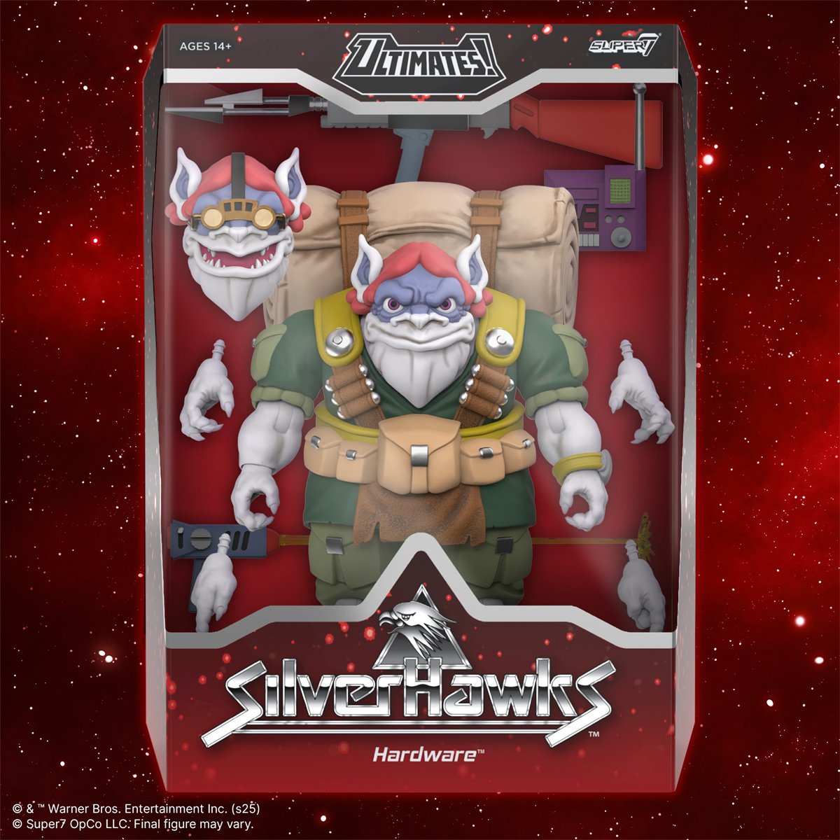 SilverHawks Ultimates Hardware (Toon) 7-Inch Action Figure