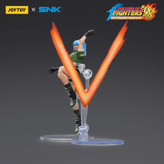 [Pre-Order] King of Fighters '98 Ultimate Match Ikari Warriors Team Leona Heidern 1:18 Scale Action Figure