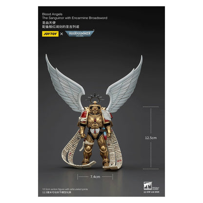 Warhammer 40,000 Blood Angels The Sanguinor with Encarmine Broadsword 1:18 Scale Action Figure