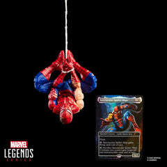 Spider-Man Marvel Legends Magic: The Gathering Battle-Damaged Spider-Man 6-Inch Action Figure and Card
