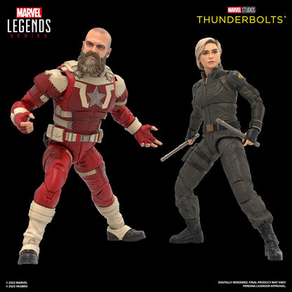 Marvel Legends Series Thunderbolts* Movie Yelena Belova and Red Guardian 6-Inch Action Figures 2-Pack