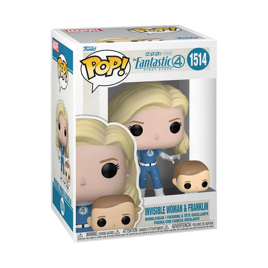 [Pre-Order] Pop! Movies: The Fantastic Four: First Steps - Invisible Woman & Franklin