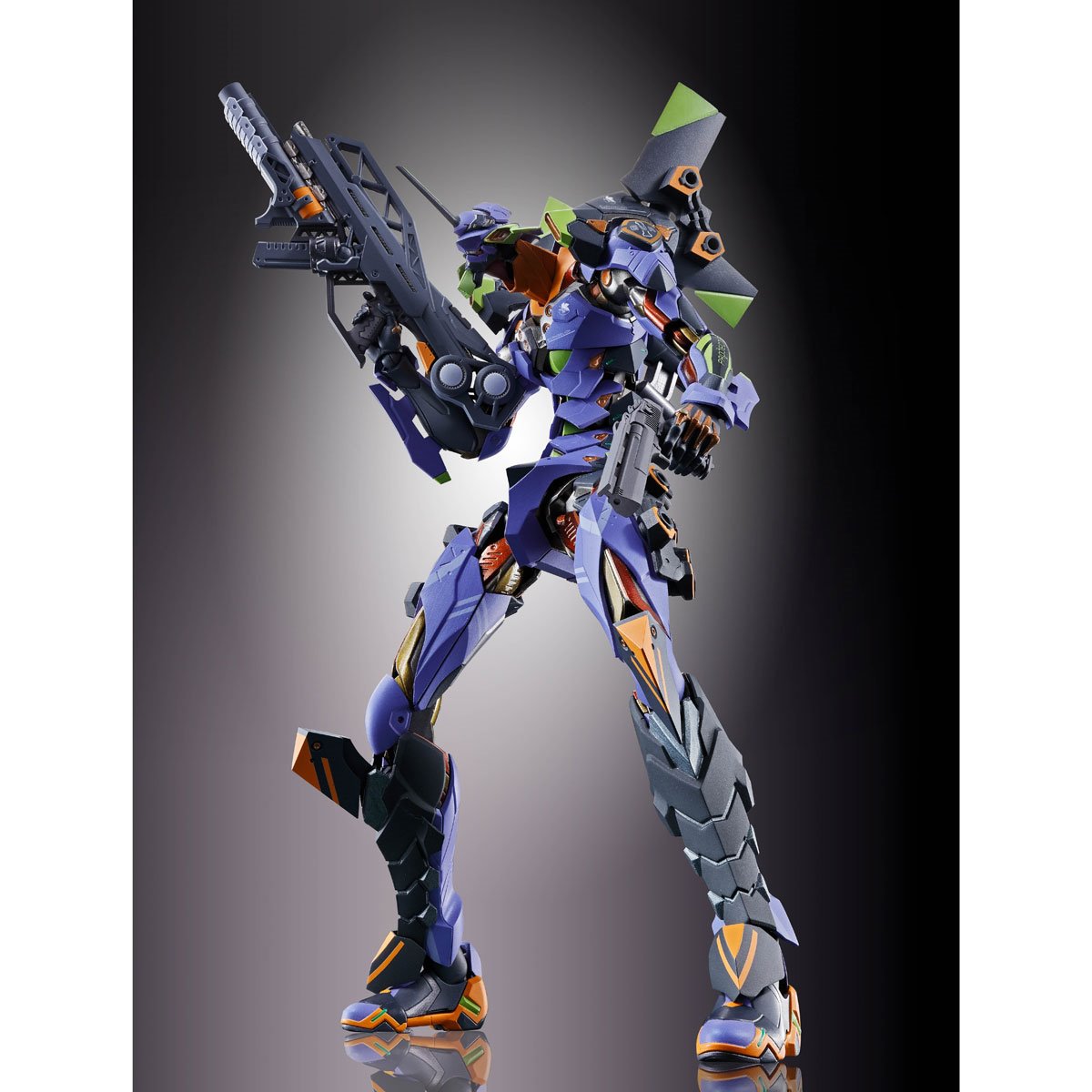 Evangelion Test Type-01 30th Anniversary with Spear Gaius Metal Build Action Figure