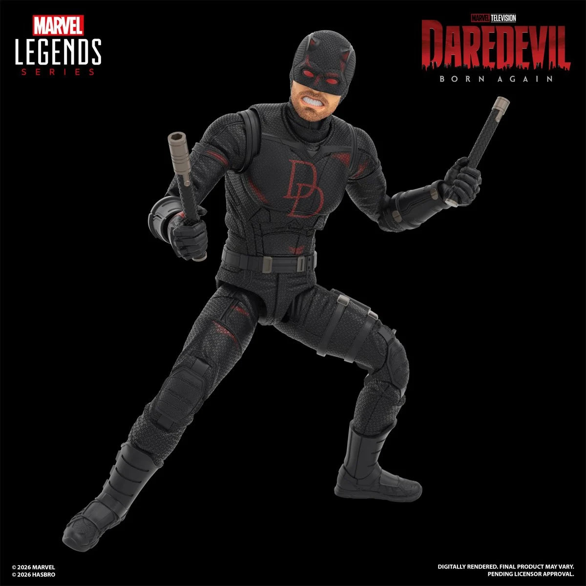 Daredevil: Born Again Marvel Legends Series Daredevil & Jessica Jones 6-Inch Action Figures