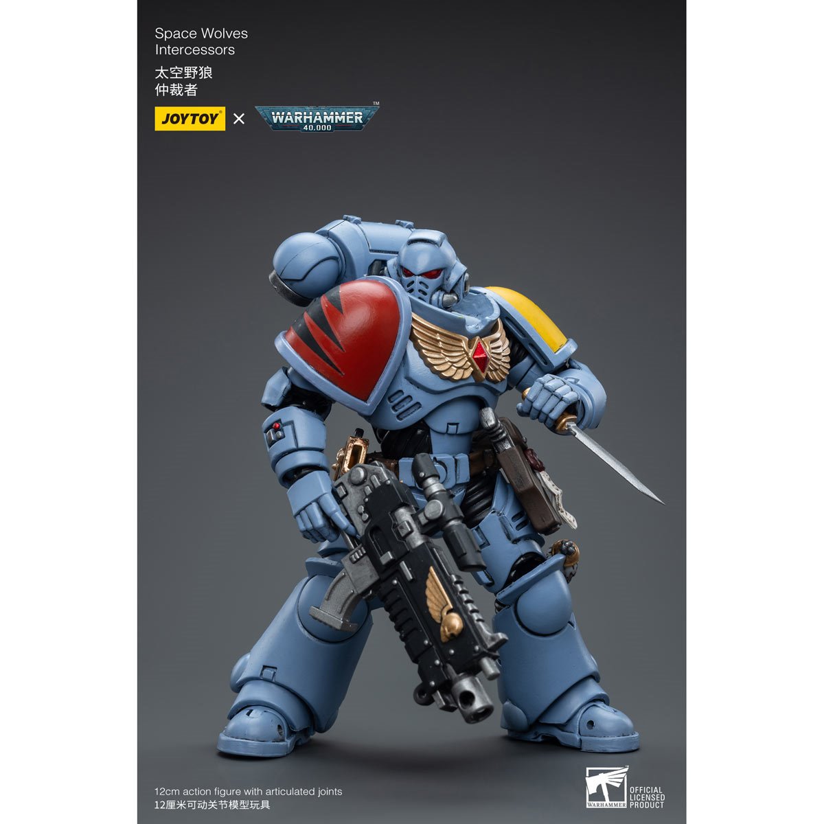 Warhammer 40,000 Space Wolves Intercessors 1:18 Scale Action Figure