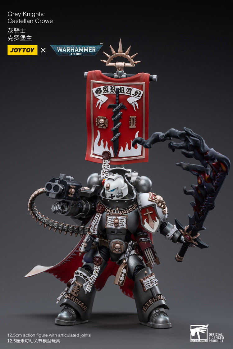 Warhammer 40,000 Grey Knights Castellan Crowe 1:18 Scale Action Figure