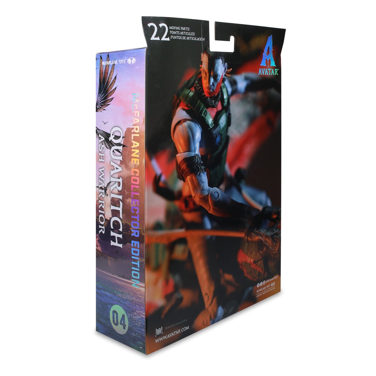 Avatar: Fire and Ash McFarlane Collector Edition Quaritch Ash Warrior 7-Inch Scale Action Figure