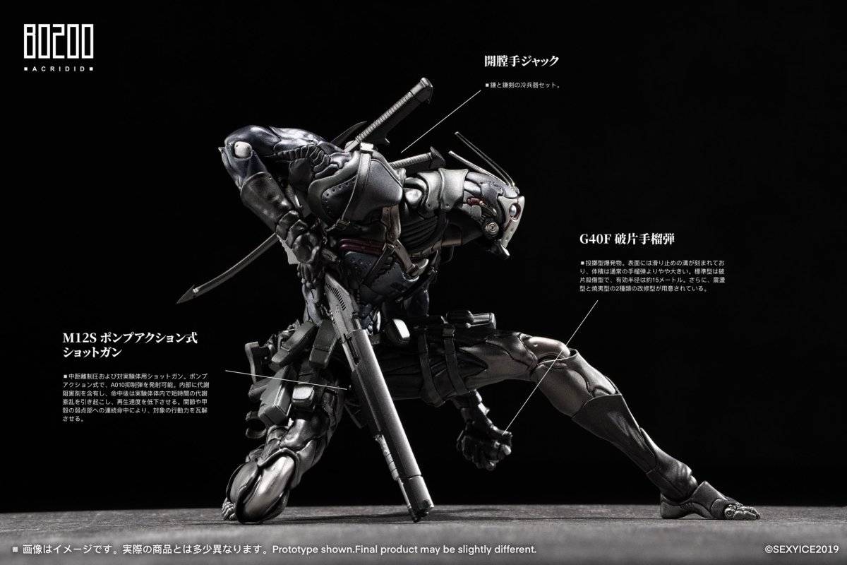 Vermin Series: Project Daedalus B0200 Locust Acridid 1/12 Scale Action Figure