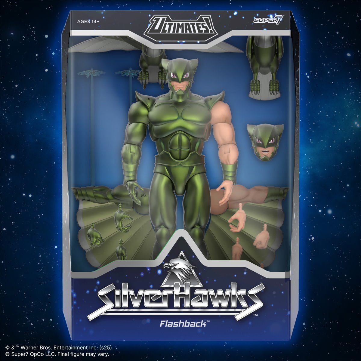 SilverHawks Ultimates Flashback (Toon) 7-Inch Action Figure