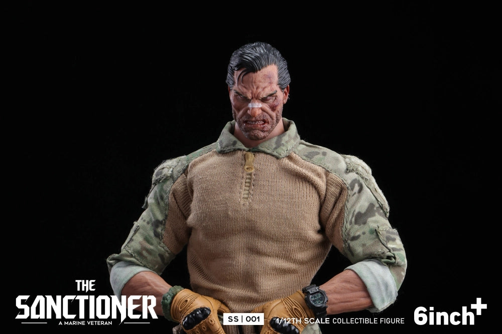 6Inch+ The Sanctioner SS001 1/12 Action Figure