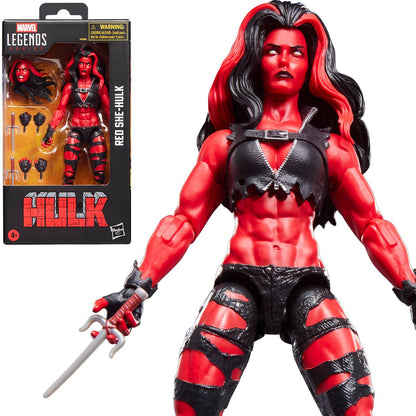 Marvel Legends Series Red She-Hulk 6-Inch Action Figure