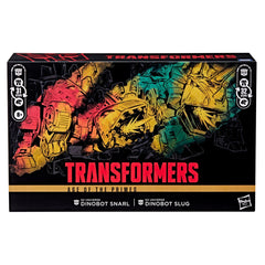 [Pre-Order] Transformers Generations Selects Age of the Primes Leader Class G2 Universe Dinobots Slug and Snarl Action Figures