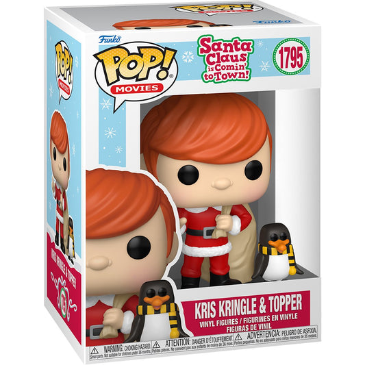 [Pre-Order] Pop! Movies: Santa Claus Comin' to Town Kris Kringle & Topper