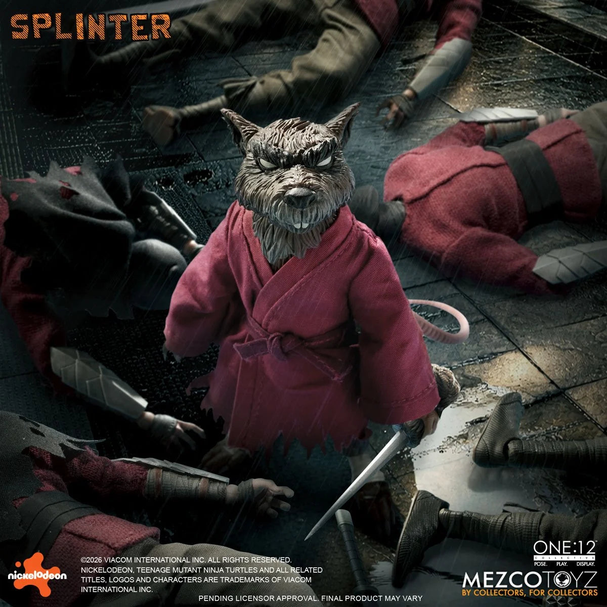 Teenage Mutant Ninja Turtles Master Splinter One:12 Collective Action Figure