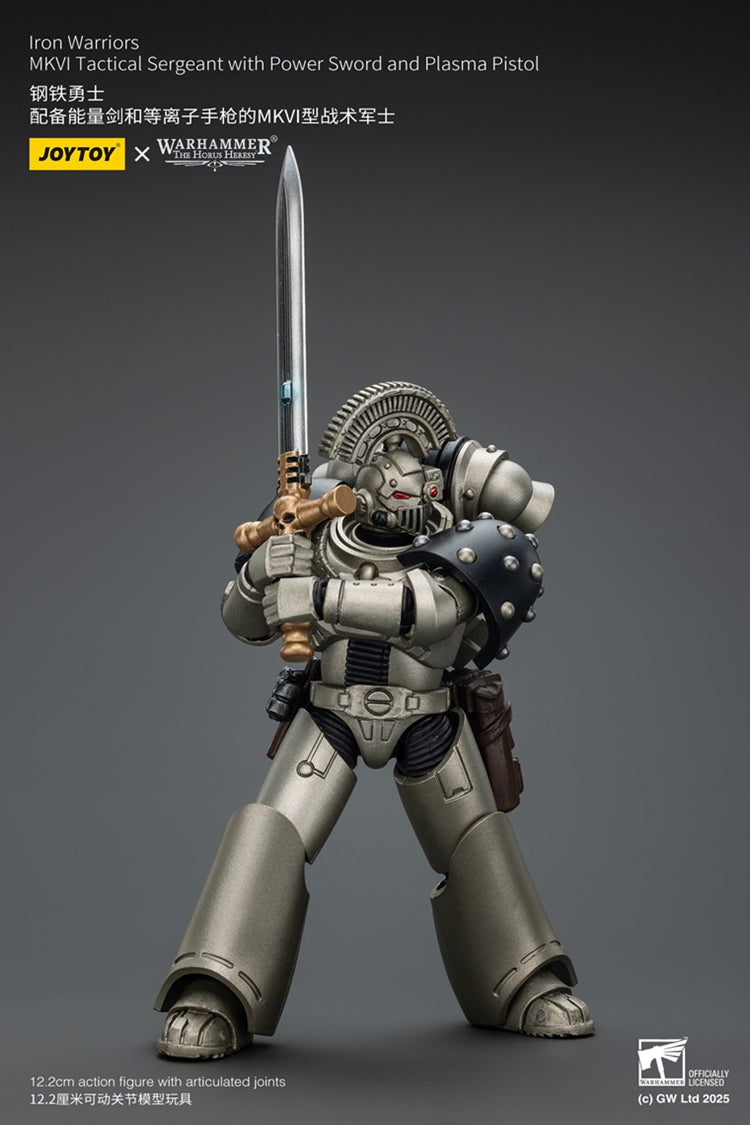 Warhammer The Horus Heresy Iron Warrior Tactical Sergeant with Sword 1:18 Scale Action Figure