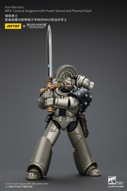 Warhammer The Horus Heresy Iron Warrior Tactical Sergeant with Sword 1:18 Scale Action Figure