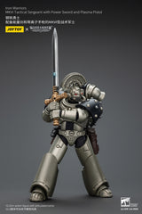 [Pre-Order] Warhammer The Horus Heresy Iron Warrior Tactical Sergeant with Sword 1:18 Scale Action Figure