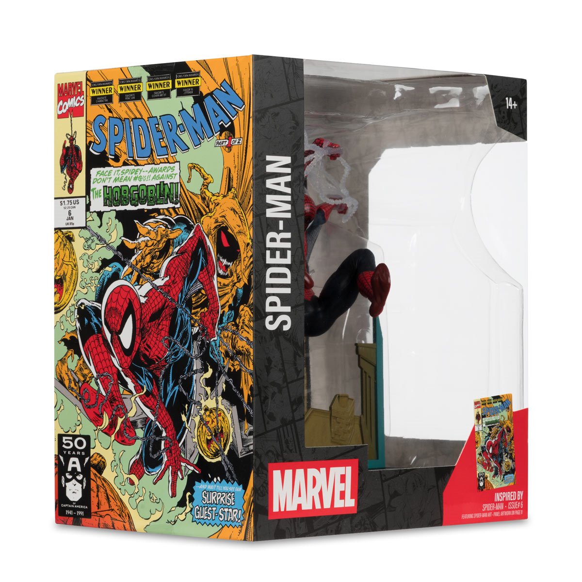 Marvel Collection Wave 6 Spider-Man #6 1:10 Scale Posed Figure with Scene