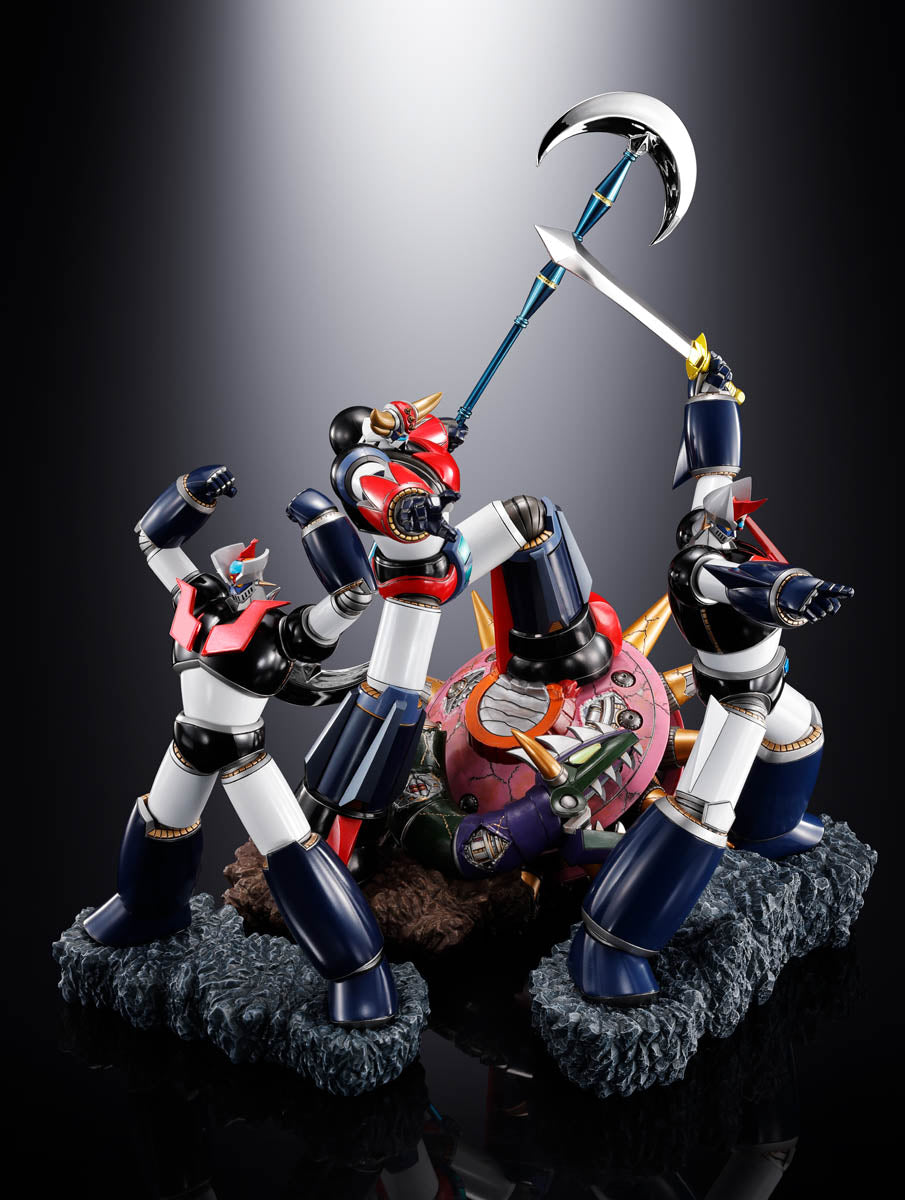Mazinger Z Double Mazingers Dynamic Characters FiguartsZERO Touche Metallique Statue Set