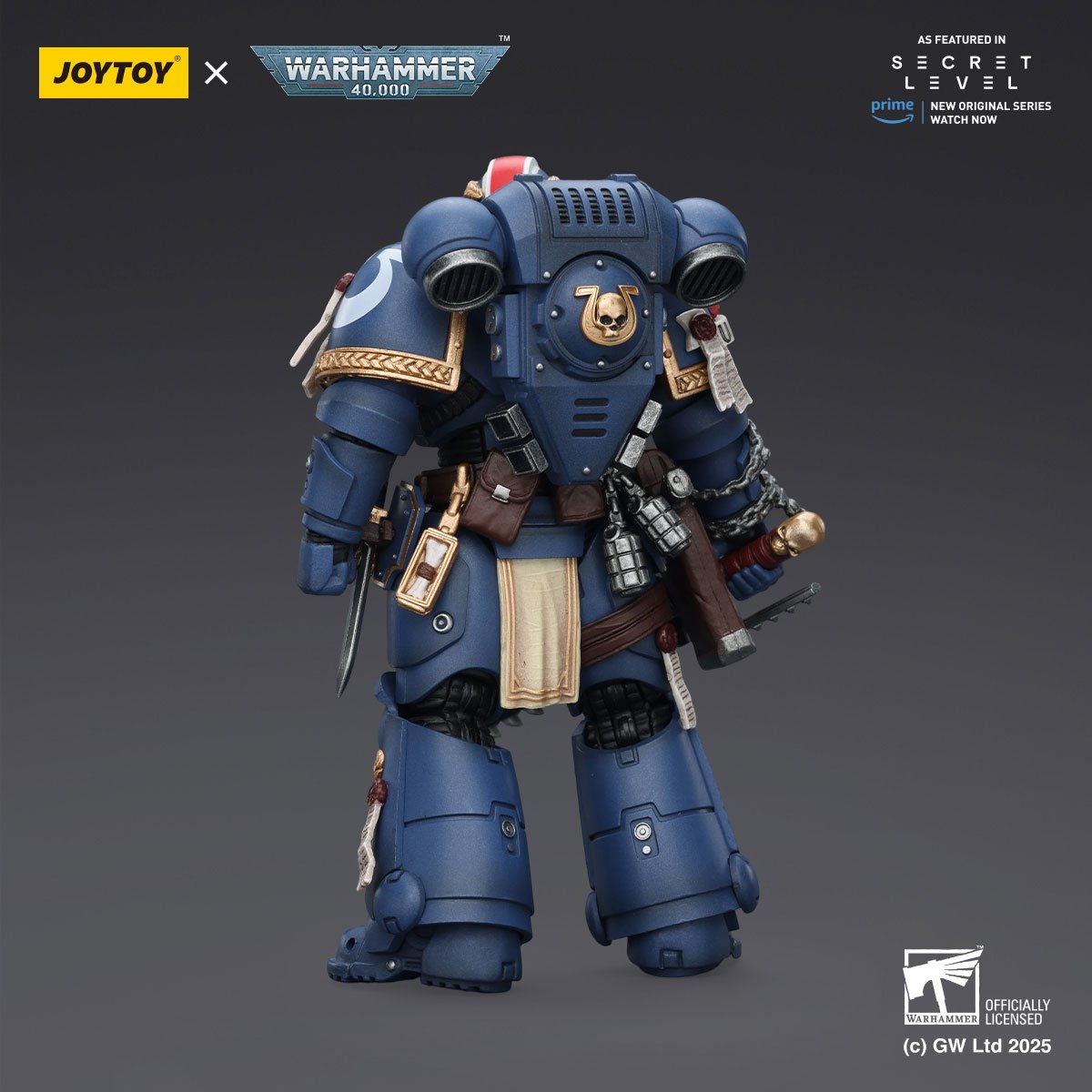 Warhammer 40,000 Ultramarines Titus with Laurels of Victory 1:18 Scale Action Figure