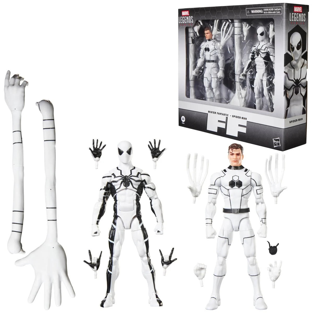 Marvel Legends Series Future Foundation Spider-Man & Mister Fantastic 6-Inch Action Figures 2-Pack