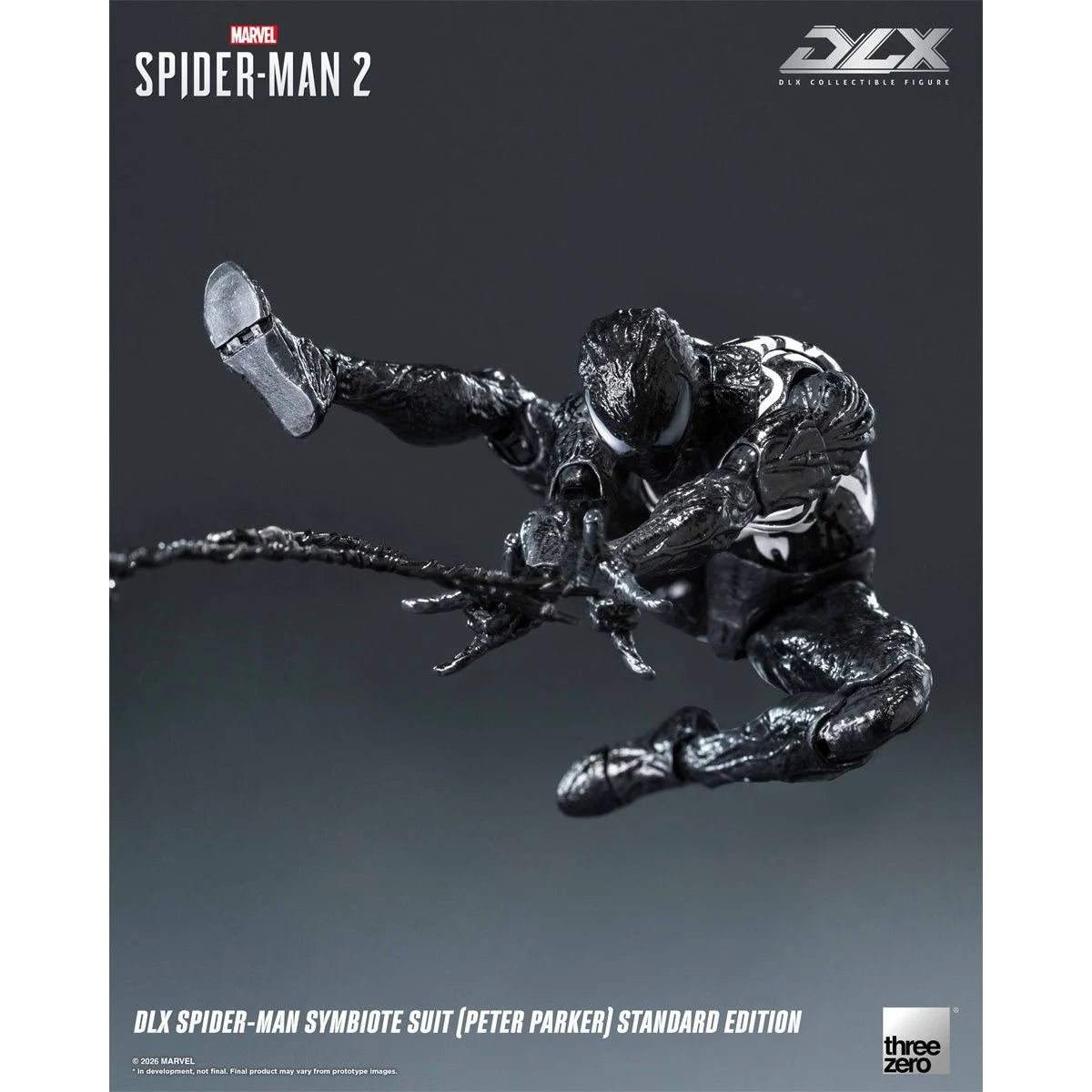 Marvel Spider-Man 2 Spider-Man Symbiote Suit Peter Parker Standard Edition DLX Action Figure