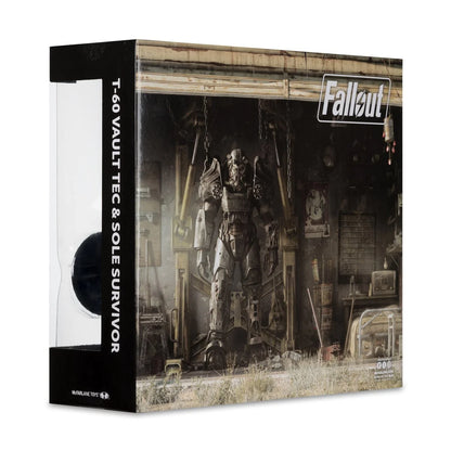 Fallout 4 T-60 Vault Tec and Sole Survivor 7-Inch Scale Action Figure 2-Pack - Exclusive