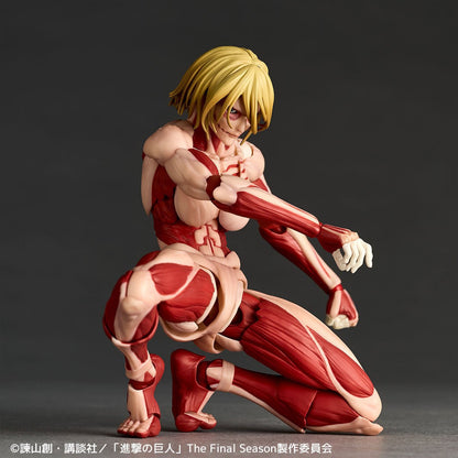 Attack on Titan Female Titan AF Revoltech Amazing Yamaguchi Action Figure (Reissue)