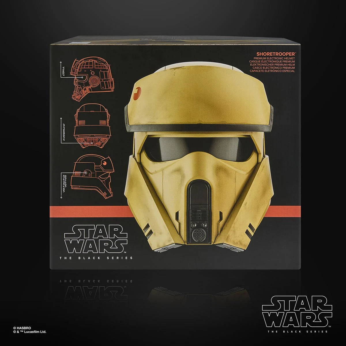 Star Wars The Black Series Shoretrooper Electronic Helmet Prop Replica