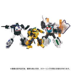 [Pre-Order] Transformers Dramatic Capture Series DCS-4 Cybertron Chase Jazz, Wheeljack & Bumblebee Set