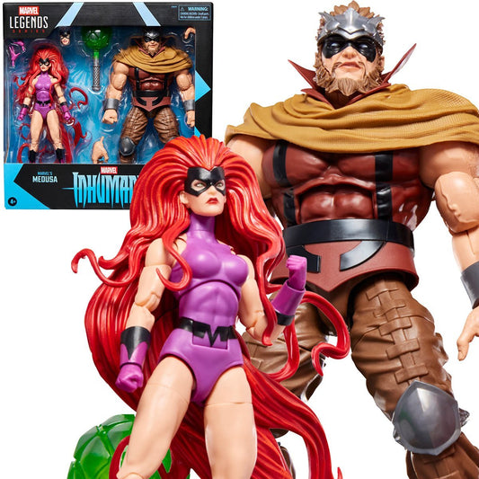 Inhumans Marvel Legends Medusa and Gorgon 6-Inch Action Figures 2-Pack