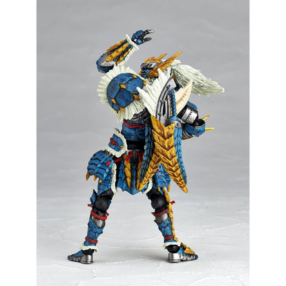 Monster Hunter Male Swordsman Jin-Ou Revoltech Amazing Yamaguchi Action Figure