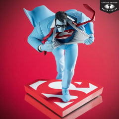 DC Direct Superman by Clayton Henry Superman Red and Blue 1:10 Scale Resin Statue