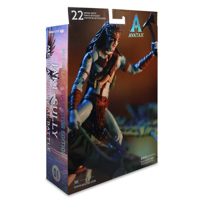Avatar: Fire and Ash McFarlane Collector Edition Jake Sully Metkayina Final Battle 7-Inch Scale Action Figure