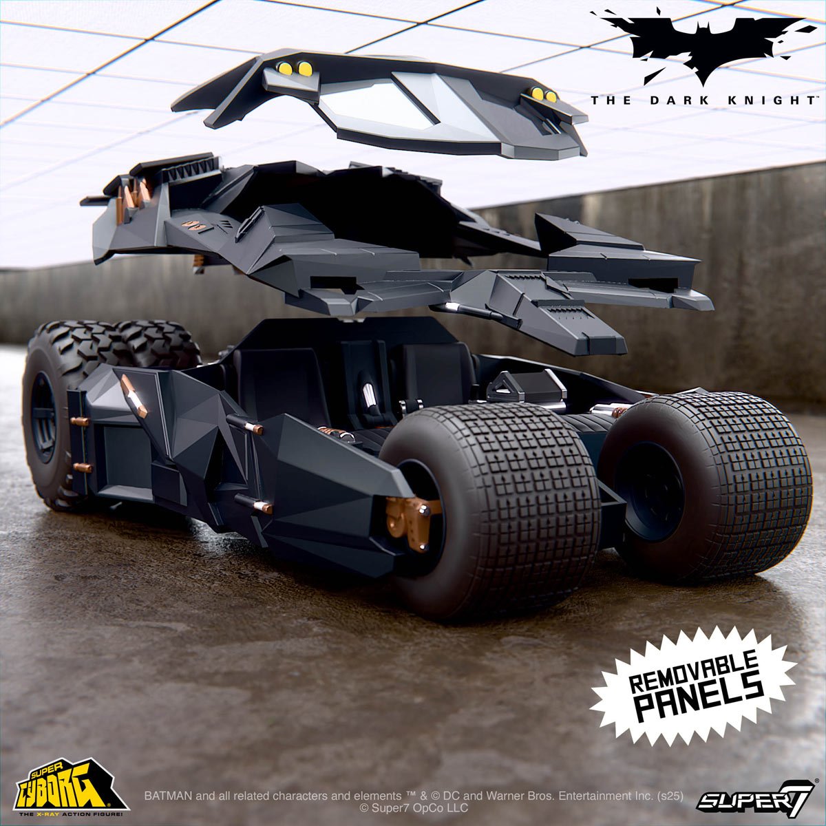 Batman Begins Super Cyborg Batmobile Tumbler (Full Color Ver.)