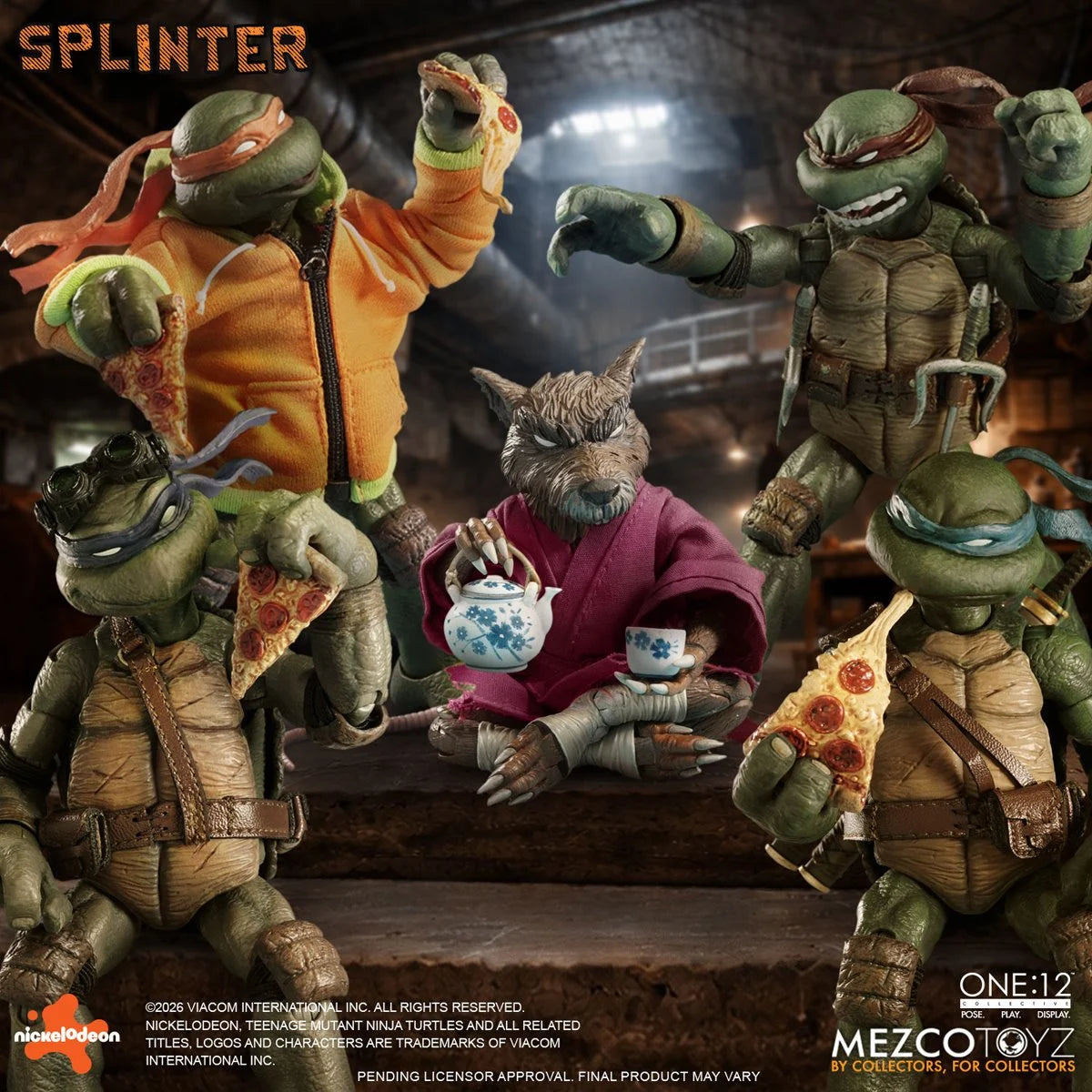 Teenage Mutant Ninja Turtles Master Splinter One:12 Collective Action Figure