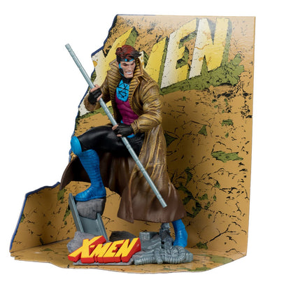 Marvel Collection Wave 6 Gambit X-Men #1 1:10 Scale Posed Figure with Scene
