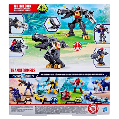 Transformers Cyberworld Grimlock Chomp & Battle 9-Inch Action Figure